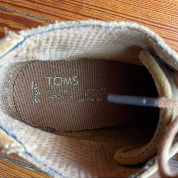 Toms Lunata Lace Up Bootie - Camel - 8.5 - Picture 7 of 9
